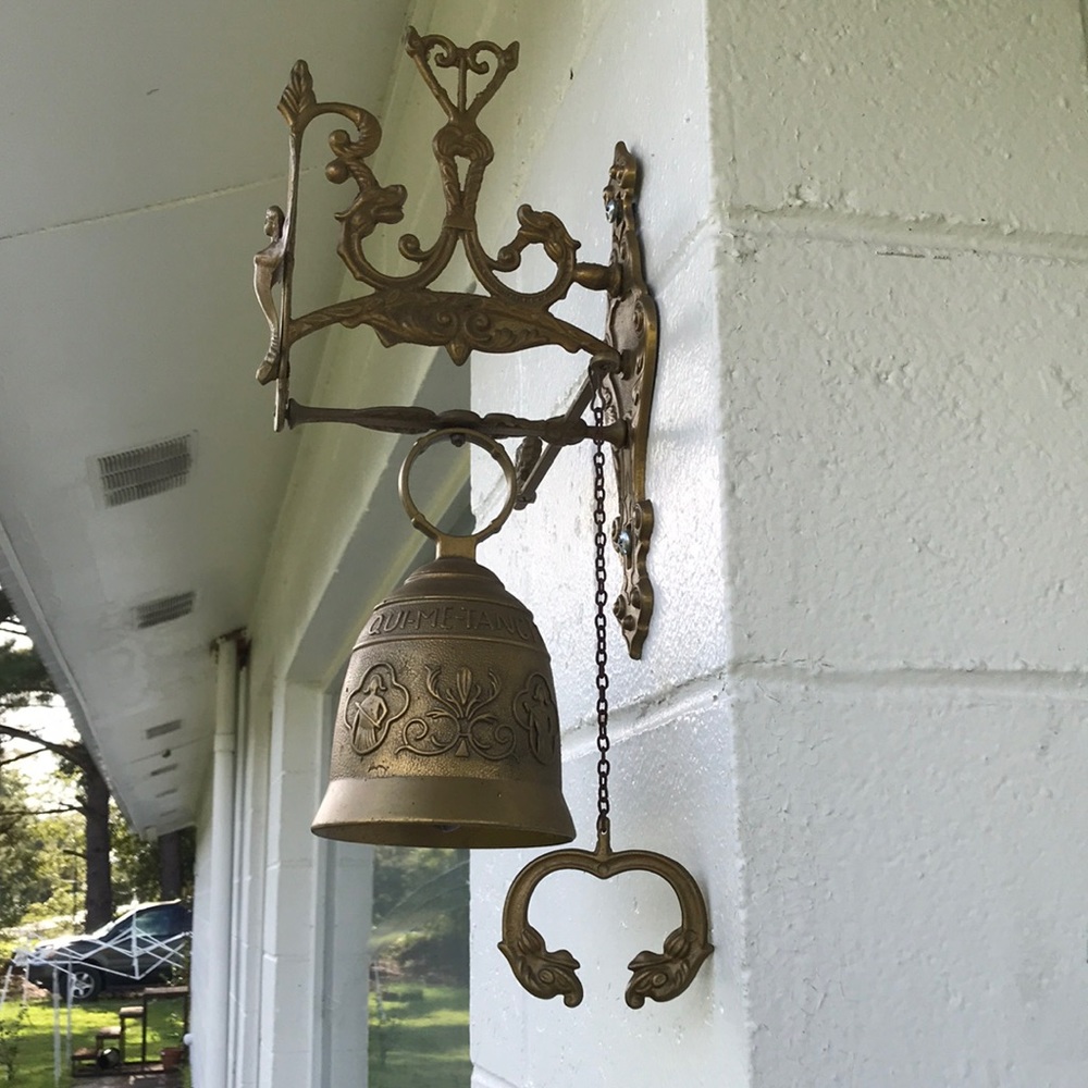Antique brass/copper Holland door belt